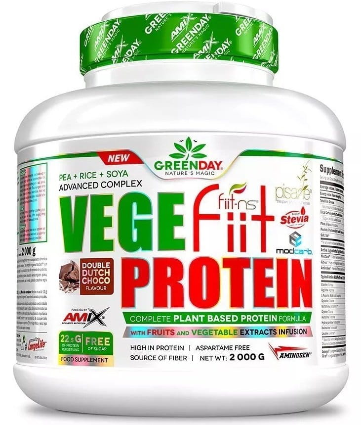Vegan protein powder Amix Vege Fiit 2kg double chocolate