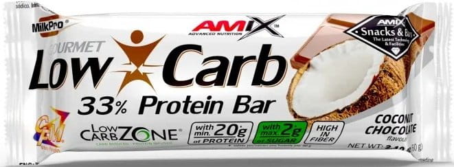 Protein bar Amix Low-Carb 33% Protein 60g coconut chocolate
