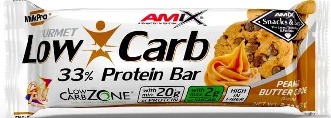 Protein bar Amix Low-Carb 33% Protein 60g Peanut Butter Cookies