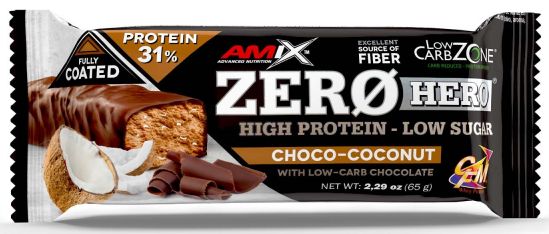 Protein bar Amix Zero Hero 31% Protein 65g chocolate coconut
