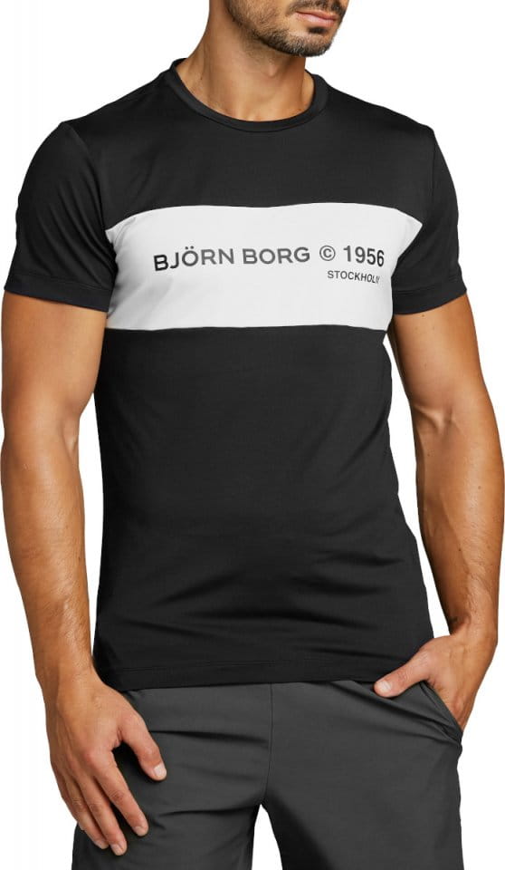Pánské tréninkové tričko s krátkým rukávem Björn Borg Sthlm