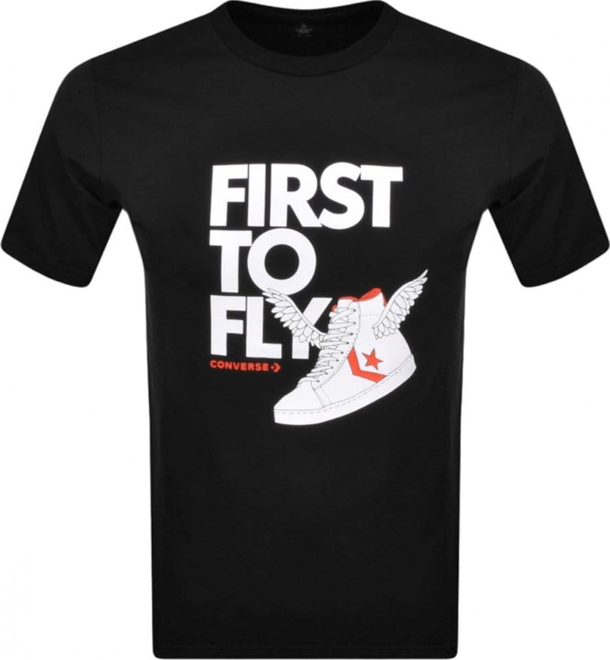 podkoszulek Converse First To Fly Back TEE M