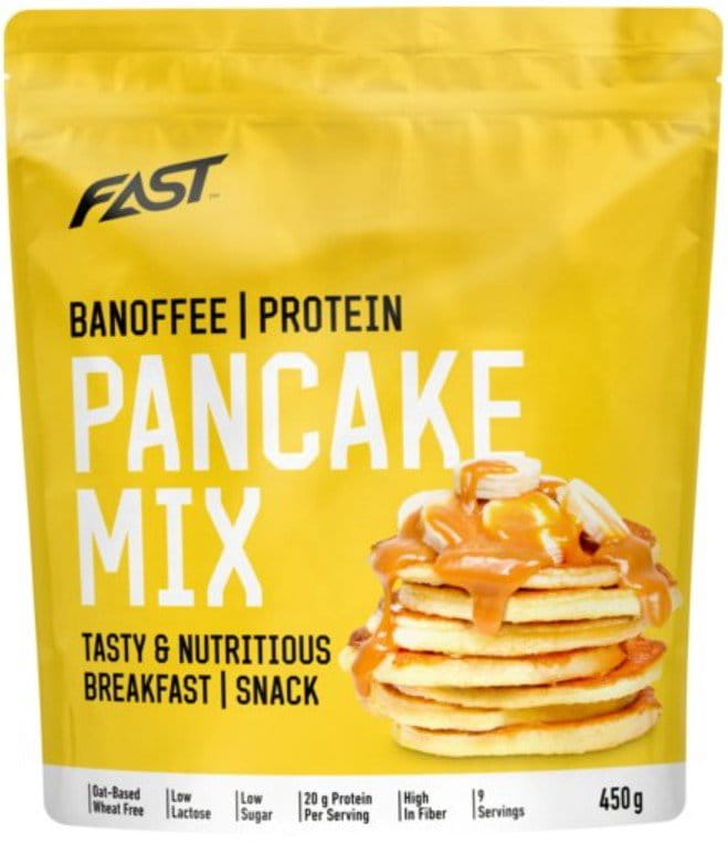 Palačinky FAST - protein pancake mix 450 g - banán - toffee
