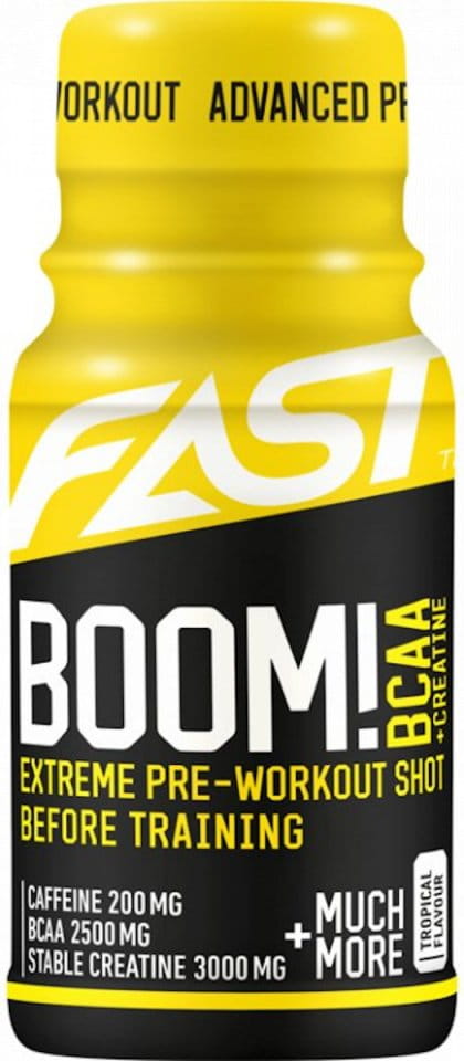 Pre-training stimulants FAST FAST Boom! BCAA 60 ml tropical