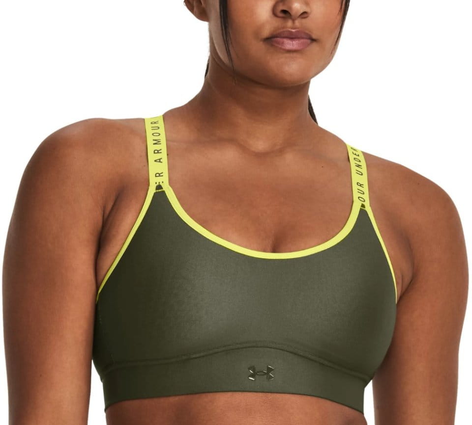 Bra Under Armour UA Infinity Mid Covered-GRN