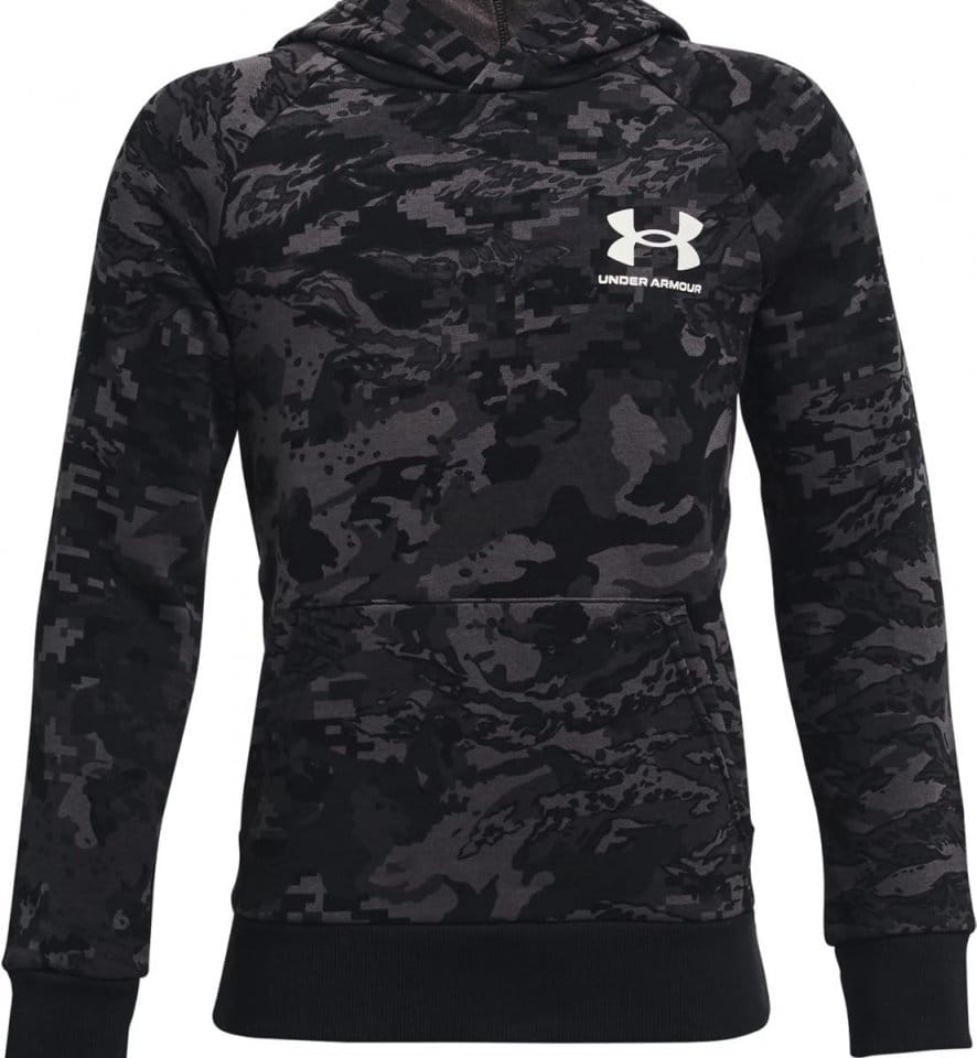Hooded sweatshirt Under Armour UA Rival Flc ABC Camo Hoodie-BLK