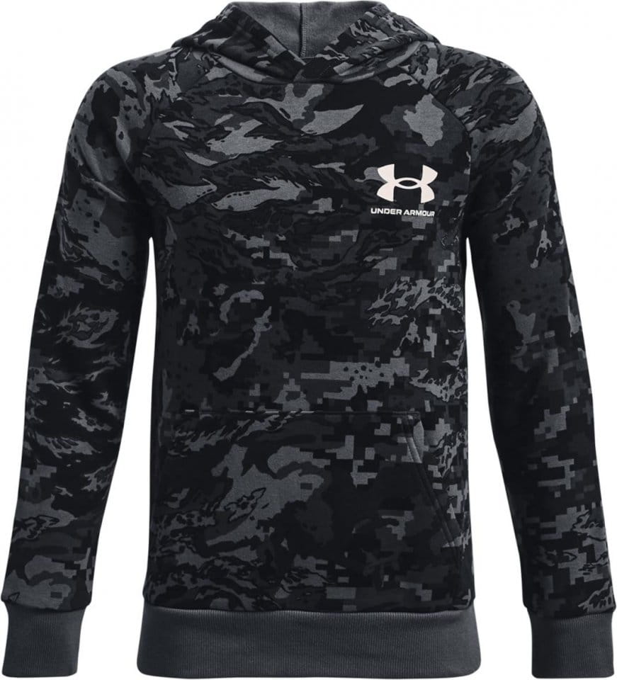 Hooded sweatshirt Under Armour UA Rival Flc ABC Camo Hoodie-GRY