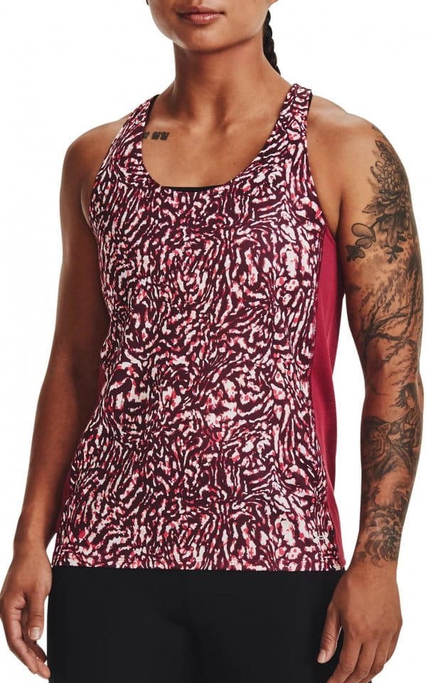 Tank top Under Armour UA Fly By Printed Tank-PNK