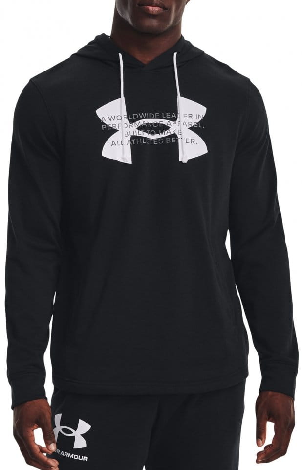 Hooded sweatshirt Under Armour UA Rival Terry Logo Hoodie-BLK