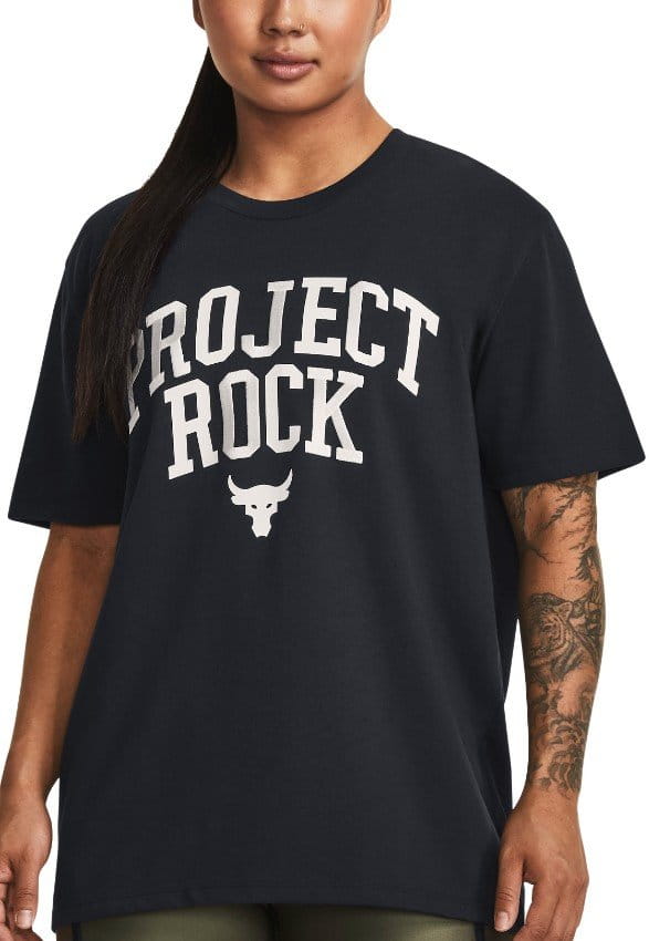 T-shirt Under Armour Pjt Rock Hwt Campus T-BLK