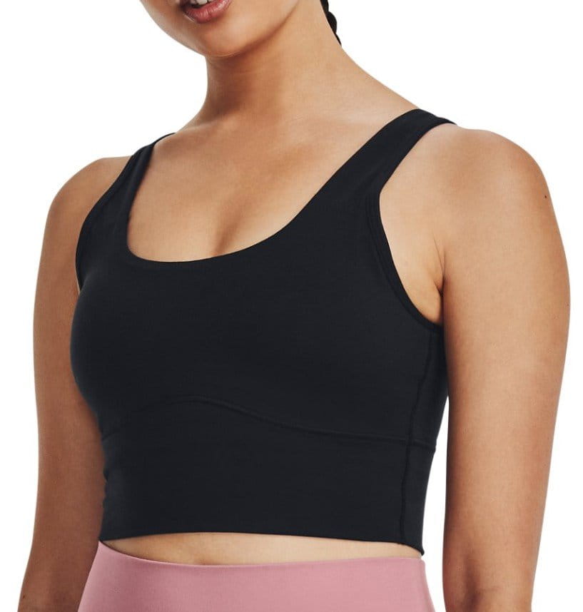 Tank top Under Armour Meridian Fitted Crop Tank-BLK