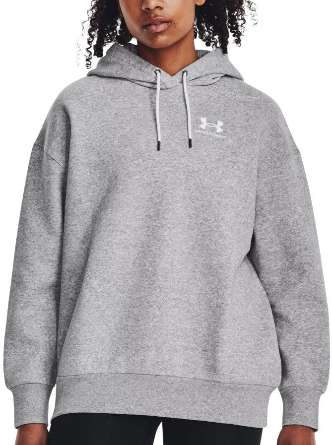 Hooded sweatshirt Under Armour Essential Flc OS Hoodie-GRY