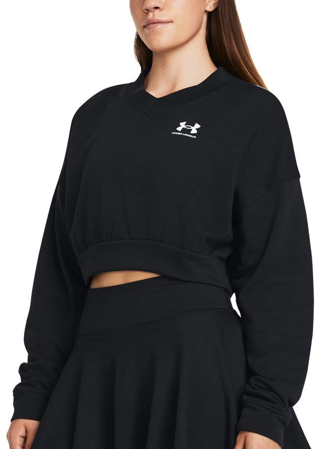 Sweatshirt Under Armour UA Rival Terry OS Crop Crw-BLK