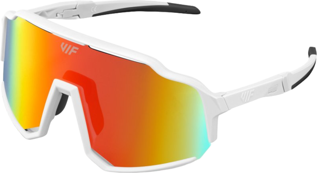 Sunglasses VIF Two White x Red Polarized