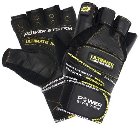 Rękawice System POWER SYSTEM-GLOVES ULTIMATE MOTIVATION-YELLOW