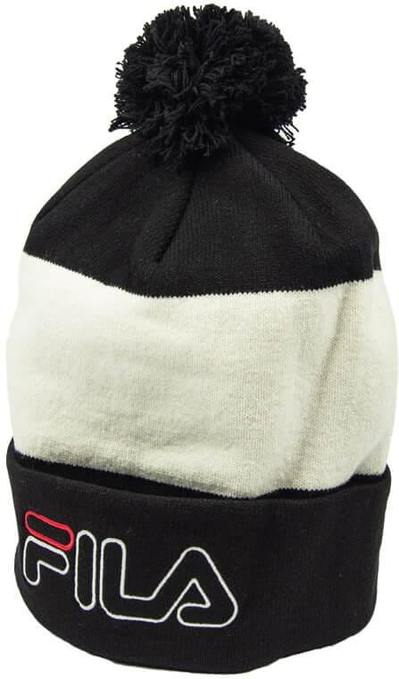 Hat Fila BLOCKED SLOUCHY BEANIE with outline logo