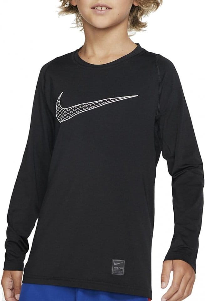 Majica z dolgimi rokavi Nike B Pro TOP LS FTTD