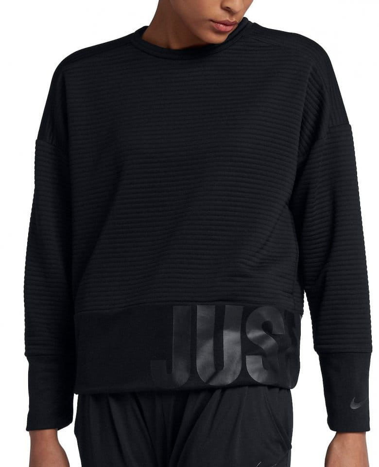 Long-sleeve T-shirt Nike W NK DRY TOP CREW DBL GRX FA