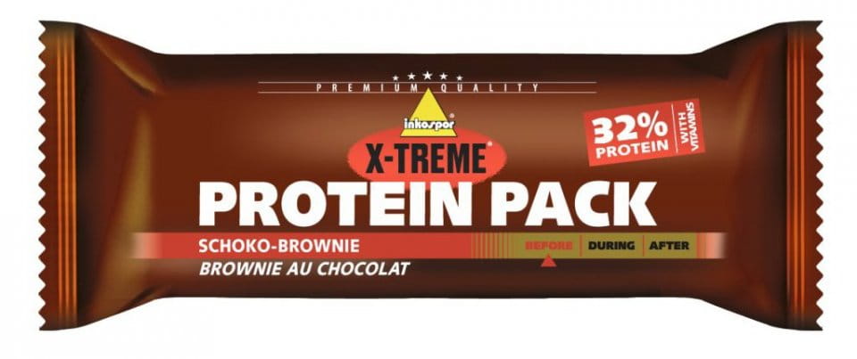 bars and biscuits Inkospor X-treme protein pack čokoládové-brownies 35g