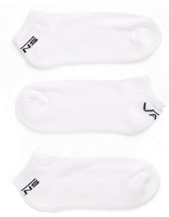 Socks Vans MN CLASSIC LOW (6.5-9, 3PK) White