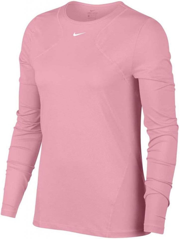 Long-sleeve T-shirt Nike W NP TOP LS ALL OVER MESH
