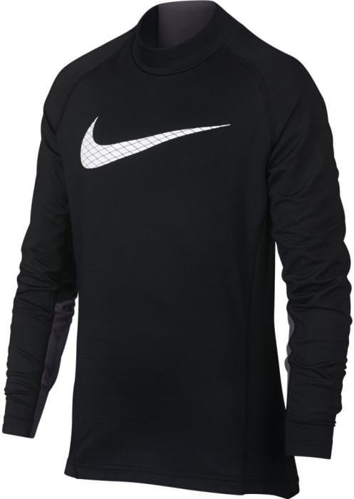 Koszula z długim rękawem Nike B Pro LS THERMA MOCK GFX