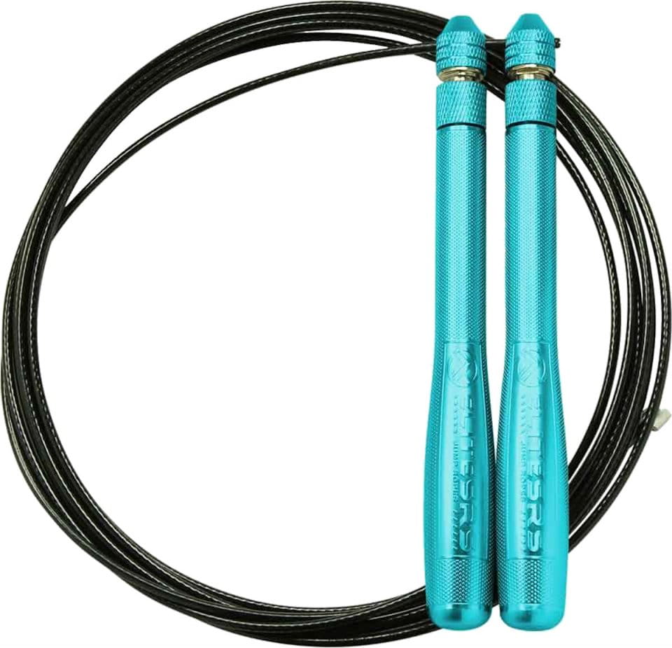 Jump rope ELITE SRS Bullet Comp Blue Handles - Black Cable