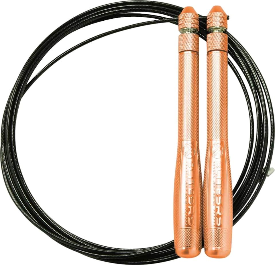 Jump rope ELITE SRS Bullet Comp Gold Handles - Black Cable