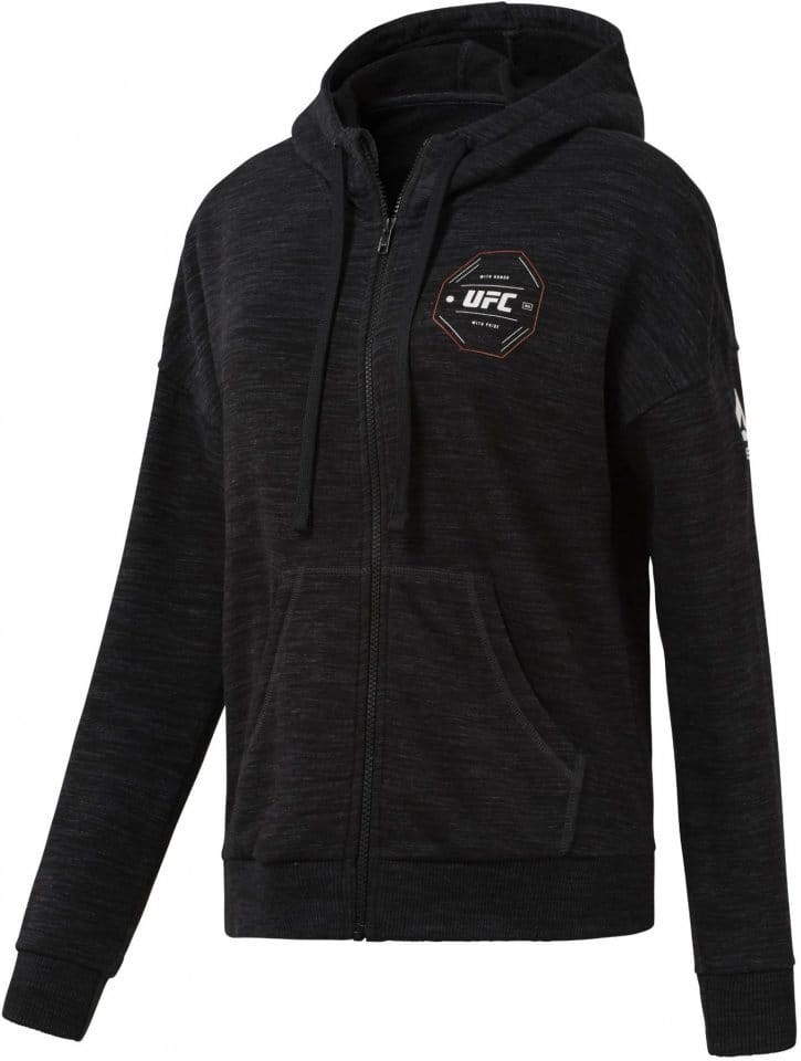Hooded sweatshirt Reebok UFC FG FULL-ZIP HOODIE