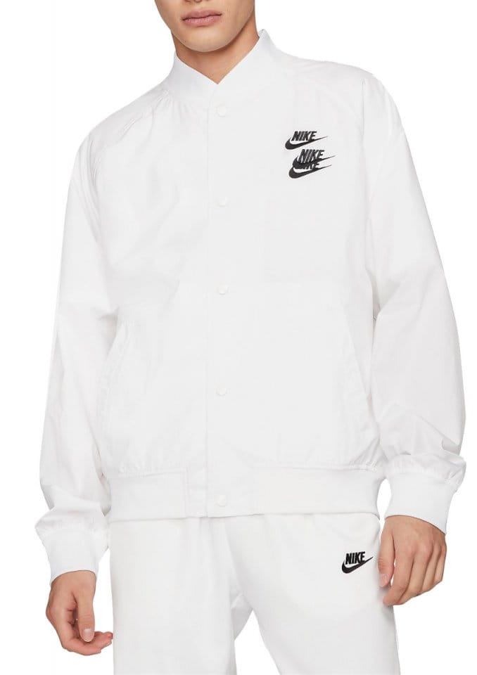 Jacket Nike Woven Jacke Weiss Schwarz F100