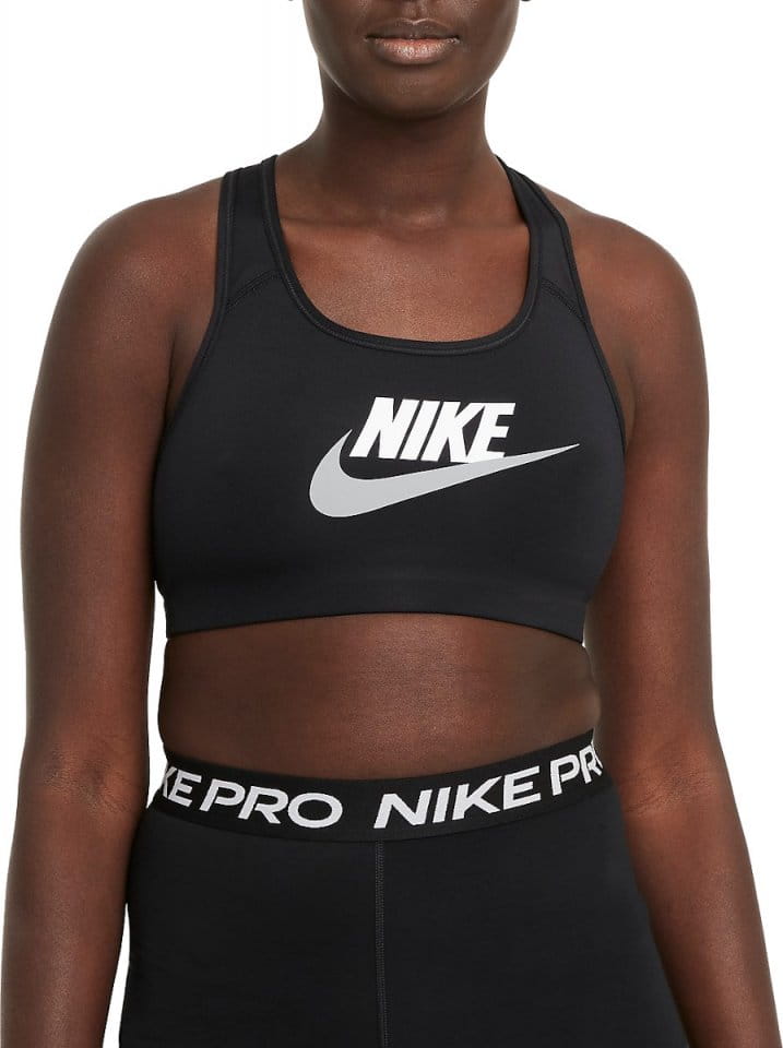 Nike Dri-FIT Swoosh Women s Medium-Support Non-Padded Graphic Sports Bra