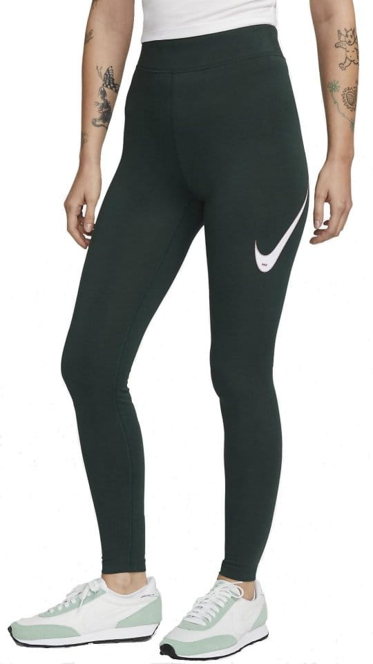 Nike Swoosh High-Rise Leggings Women Green