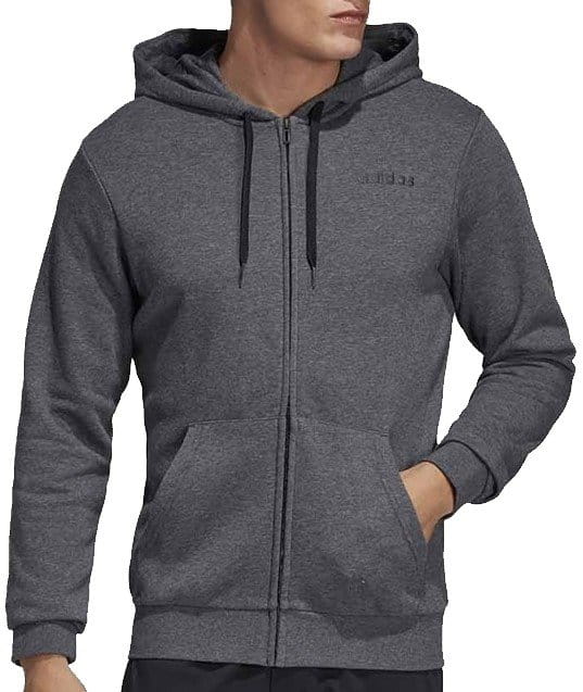 Hooded sweatshirt adidas Sportswear Essentials Linear FZ French Terry