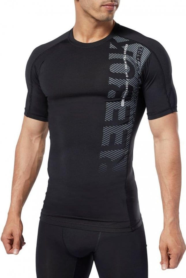 Compression T-shirt Reebok OST SS Graphic Comp Tee