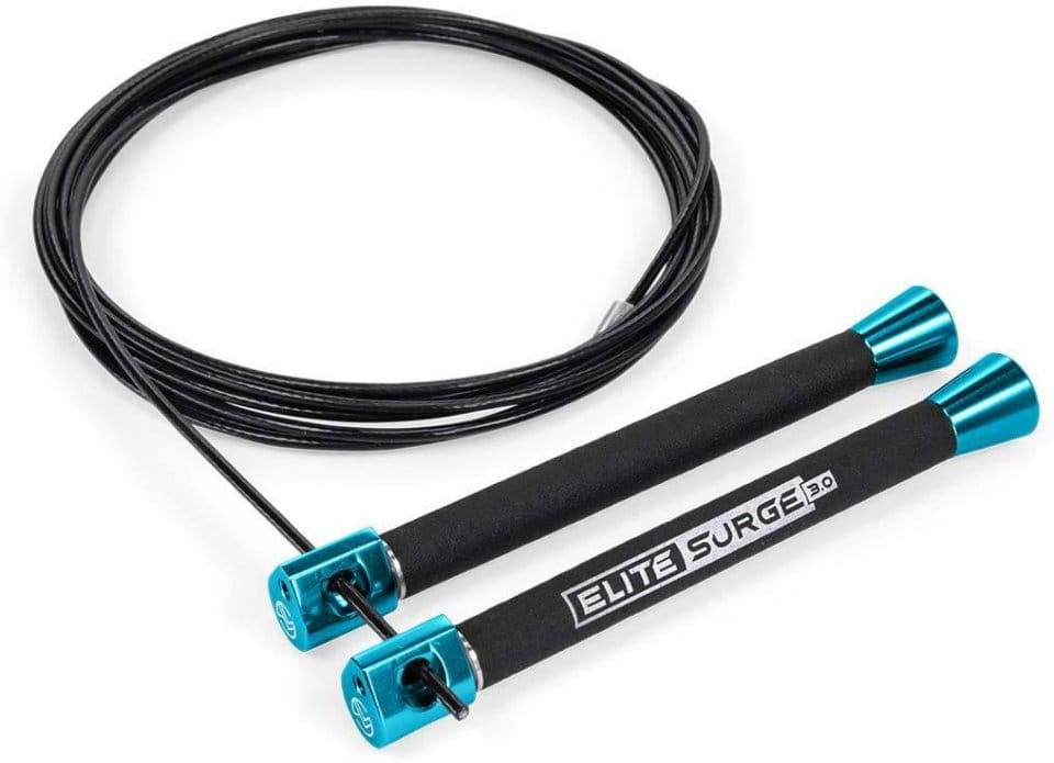 Jump rope SRS Elite Surge 3.0 - Blue Handle / Black Cable