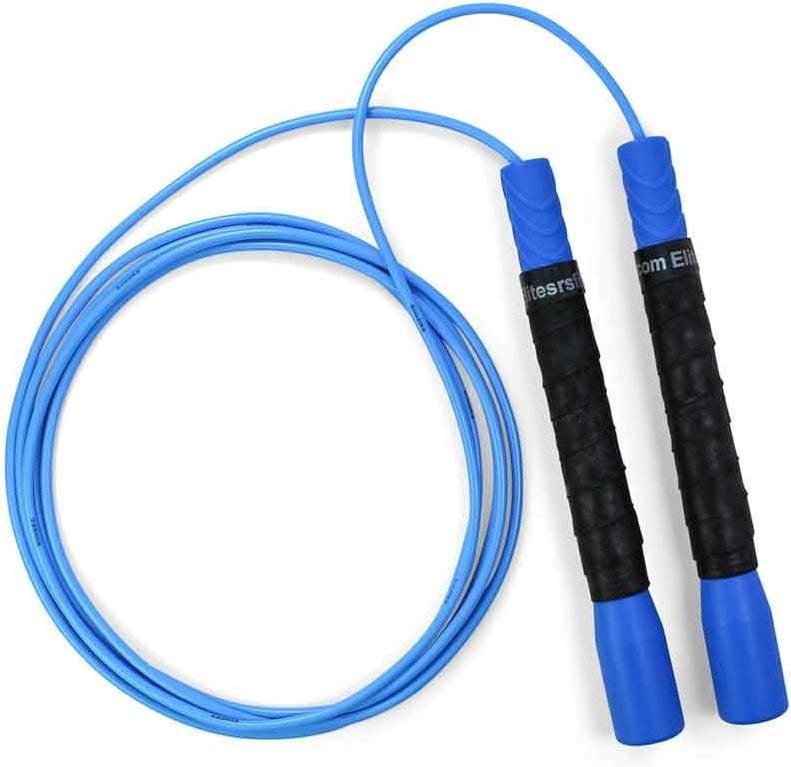 ELITE SRS Pro Freestyle Jump Rope - Blue Handle/Blue Cord