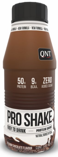 drinks and smoothies QNT PRO SHAKE (50g protein & Low Sugar) 500 ml Belgian Chocolate
