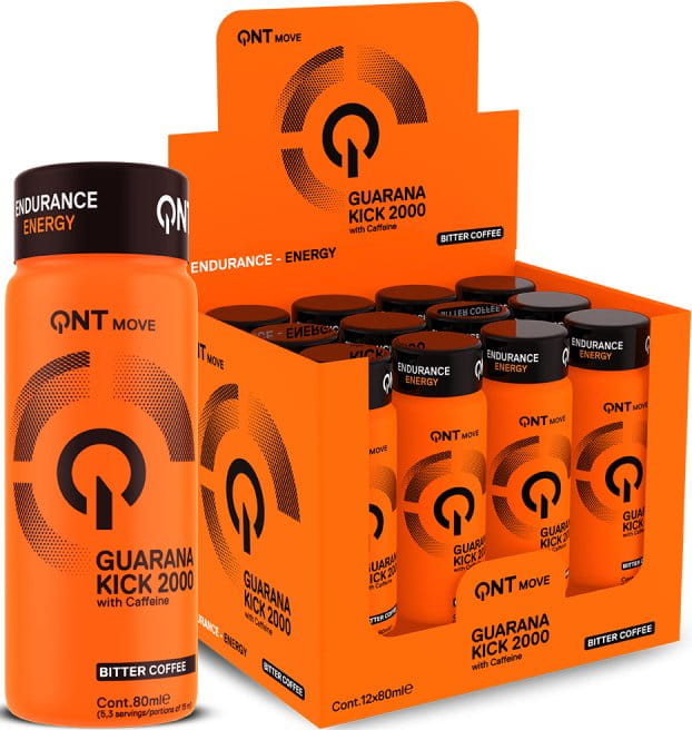 Pre-training stimulants QNT Guarana Kick shot 2000 mg (Guarana + Caffeine)