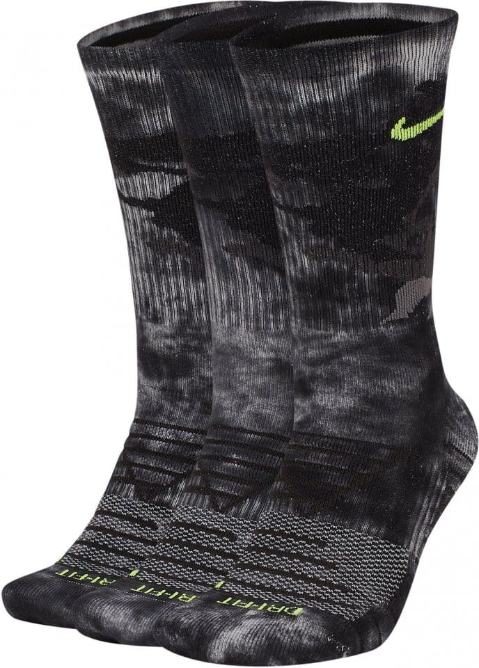 Socks Nike U NK EVRY MAX CSH CRW 3PR-CAMO